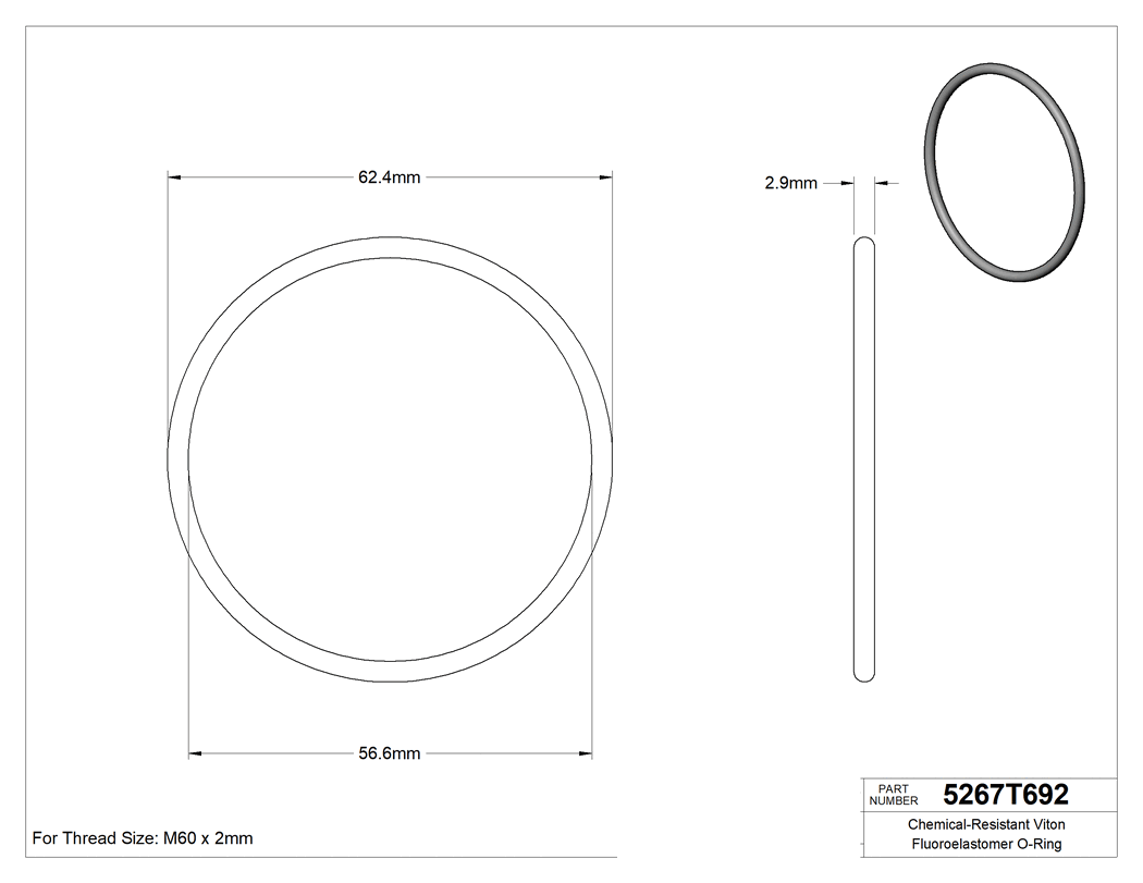 Technical drawing - 5267T691